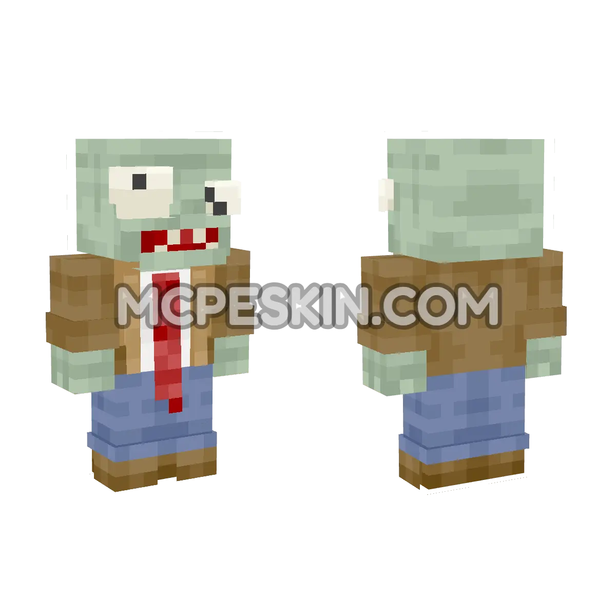 zombiew 4D Minecraft Bedrock skin