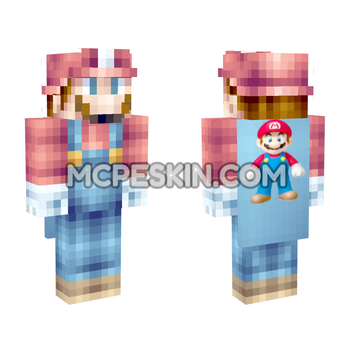 Capa HD 10 4D Minecraft Bedrock skin