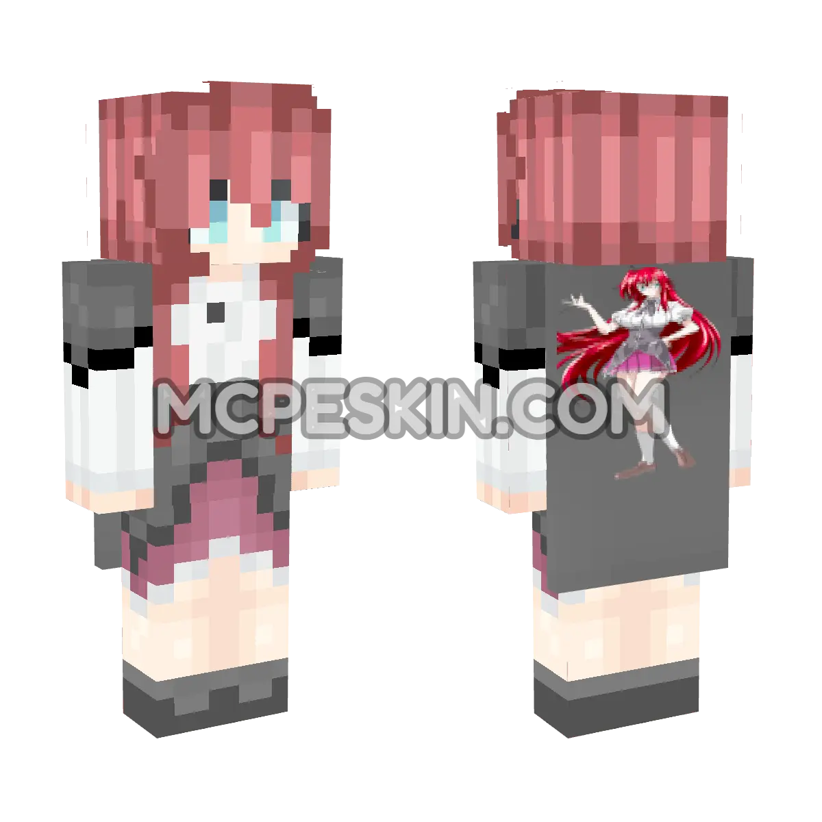 Capa HD 11 4D Minecraft Bedrock skin