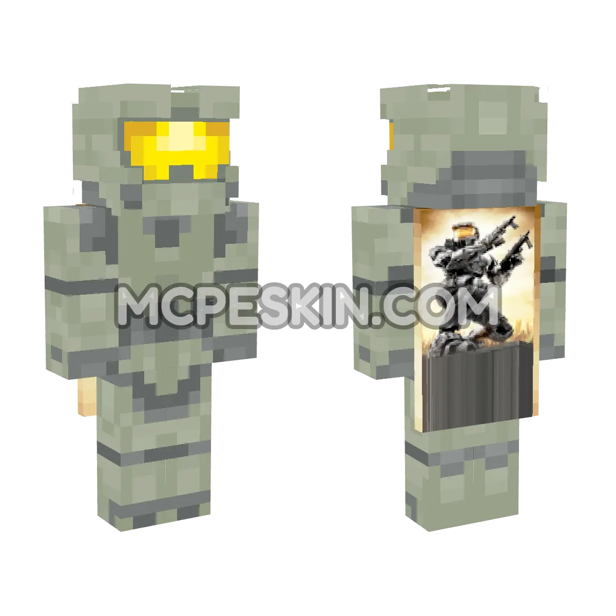 Capa HD 12 4D Minecraft Bedrock skin
