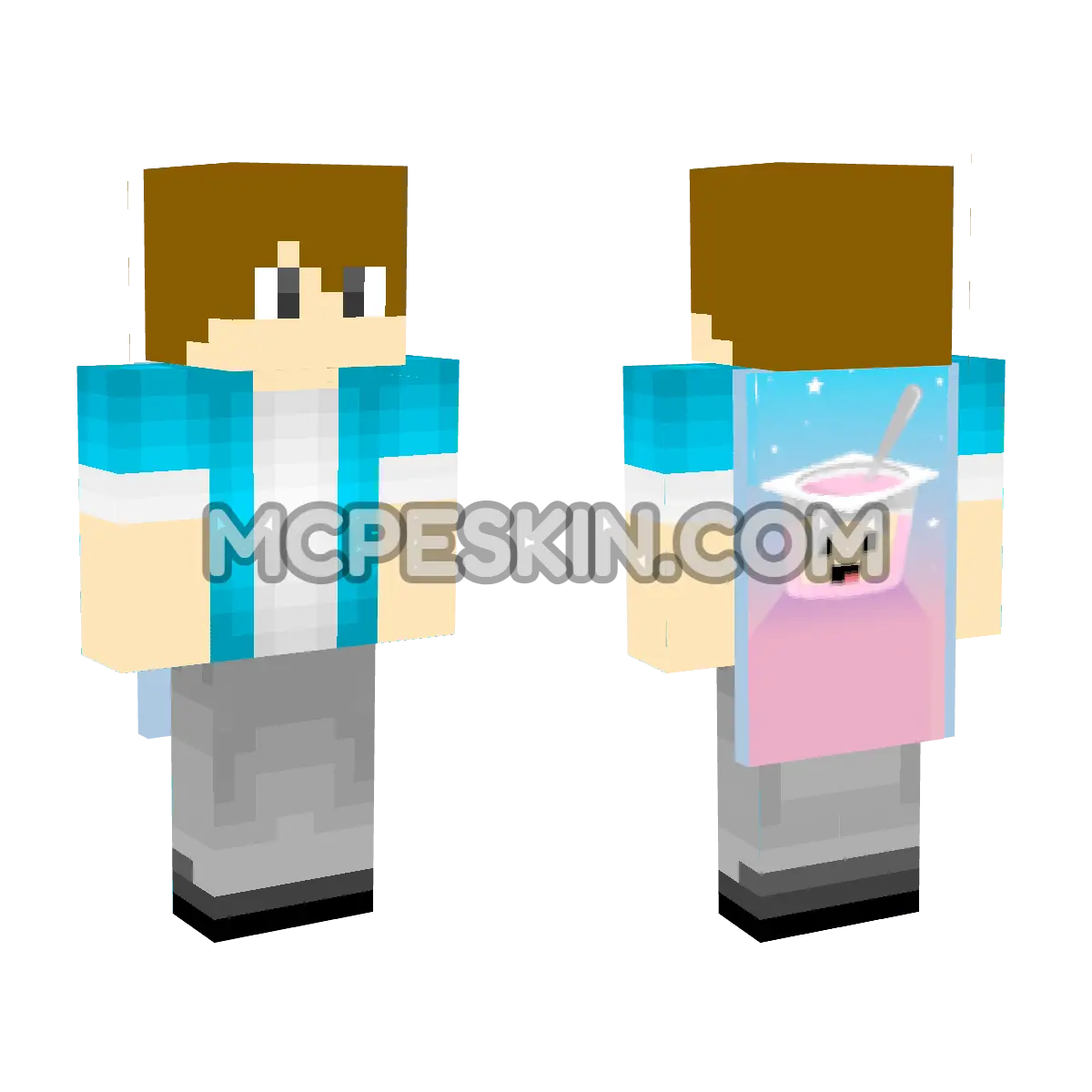 Capa HD 15 4D Minecraft Bedrock skin