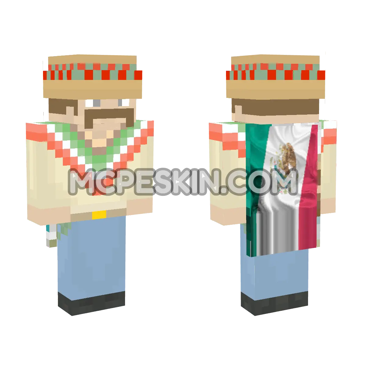 Capa HD 16 4D Minecraft Bedrock skin