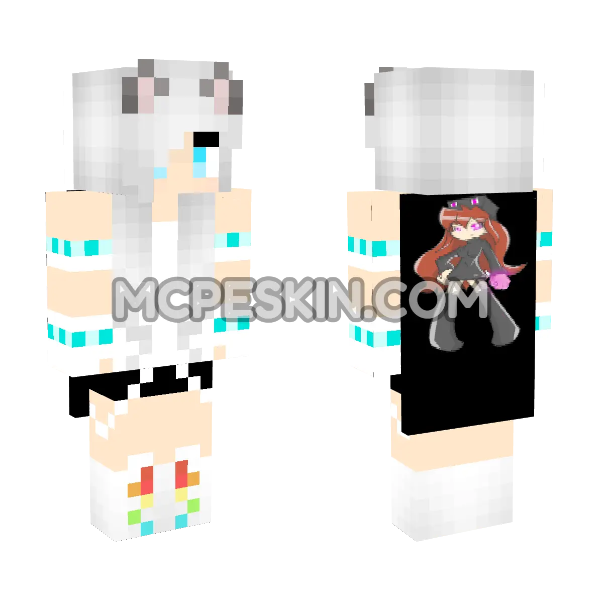 Capa HD 2 4D Minecraft Bedrock skin