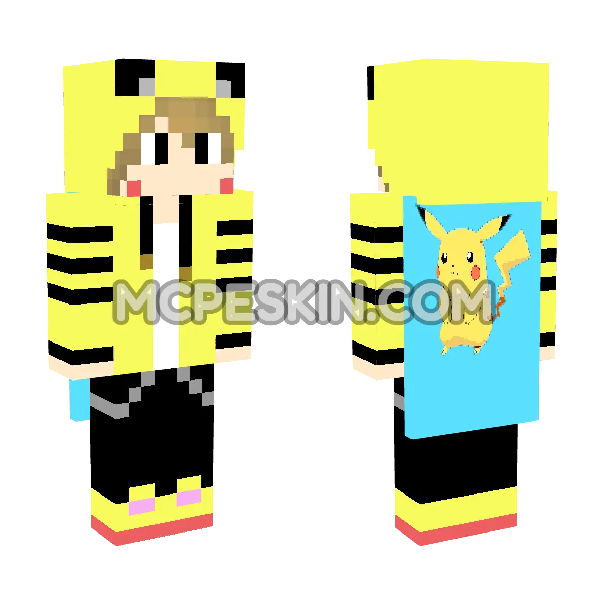 Capa HD 22 4D Minecraft Bedrock skin