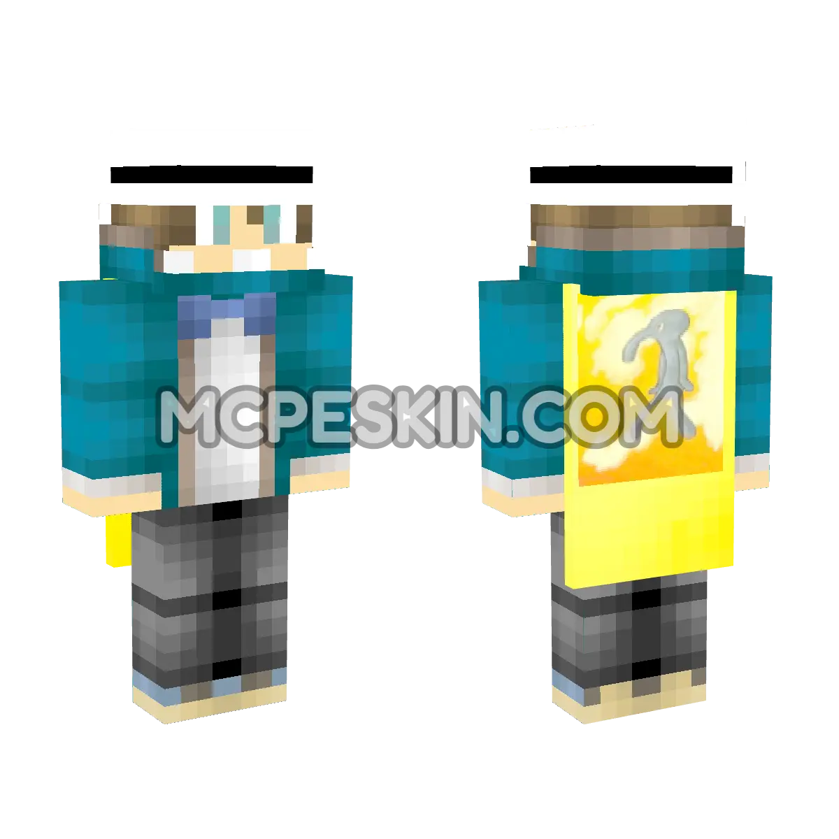 Capa HD 28 4D Minecraft Bedrock skin