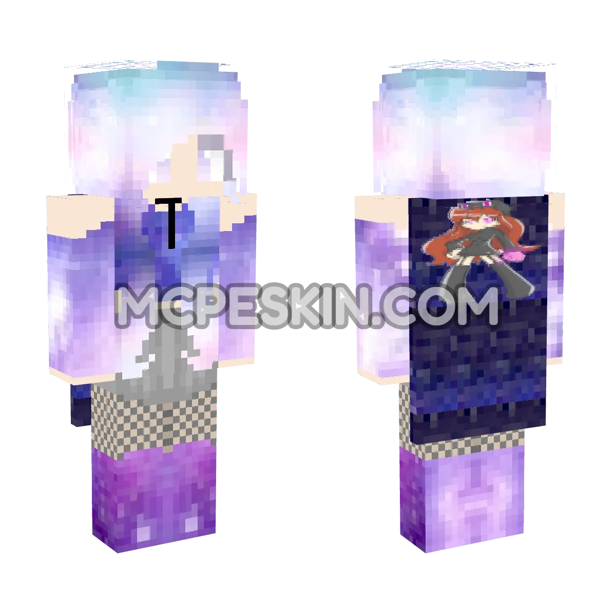 Capa HD 3 4D Minecraft Bedrock skin