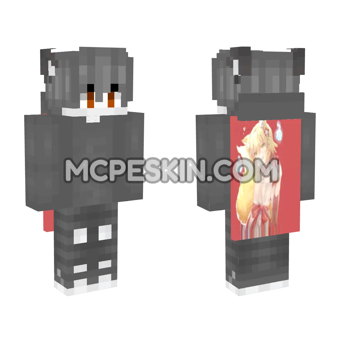 Capa HD 30 4D Minecraft Bedrock skin