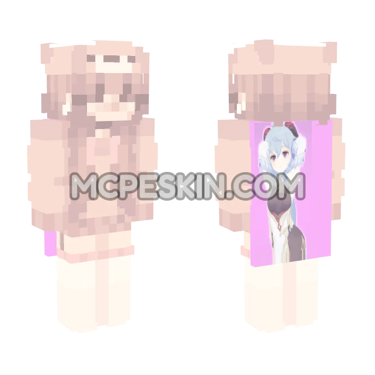 Capa HD 32 4D Minecraft Bedrock skin