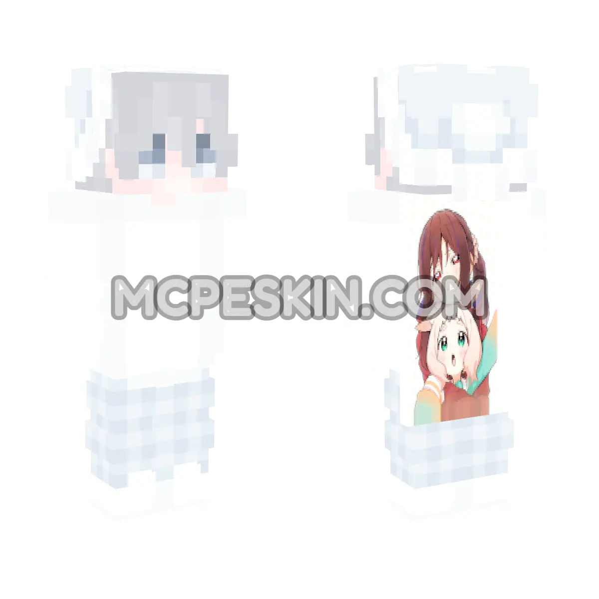 Capa HD 33 4D Minecraft Bedrock skin
