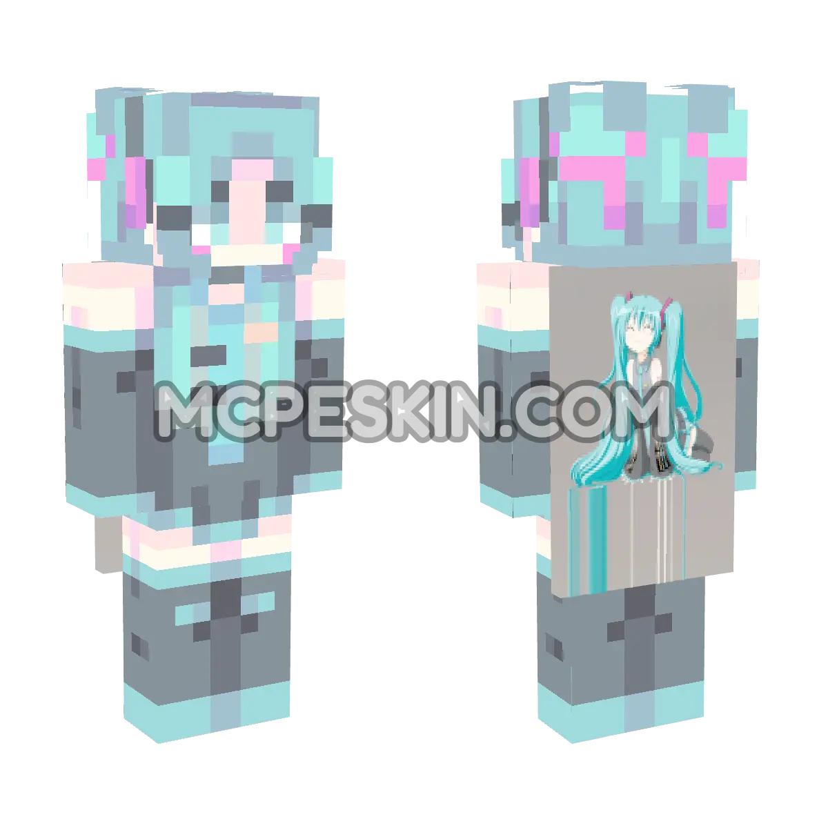 Capa HD 5 4D Minecraft Bedrock skin