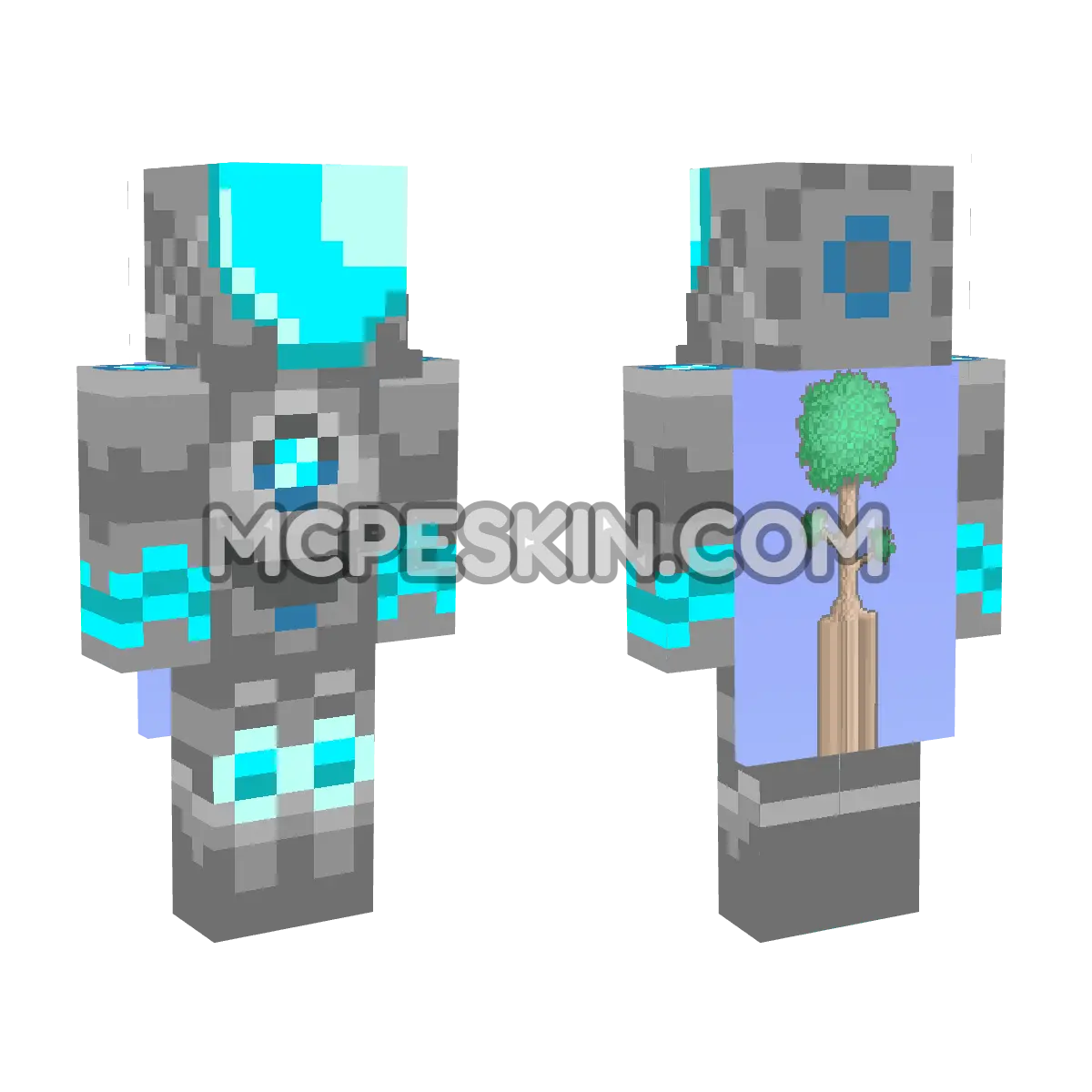 Capa HD 6 4D Minecraft Bedrock skin
