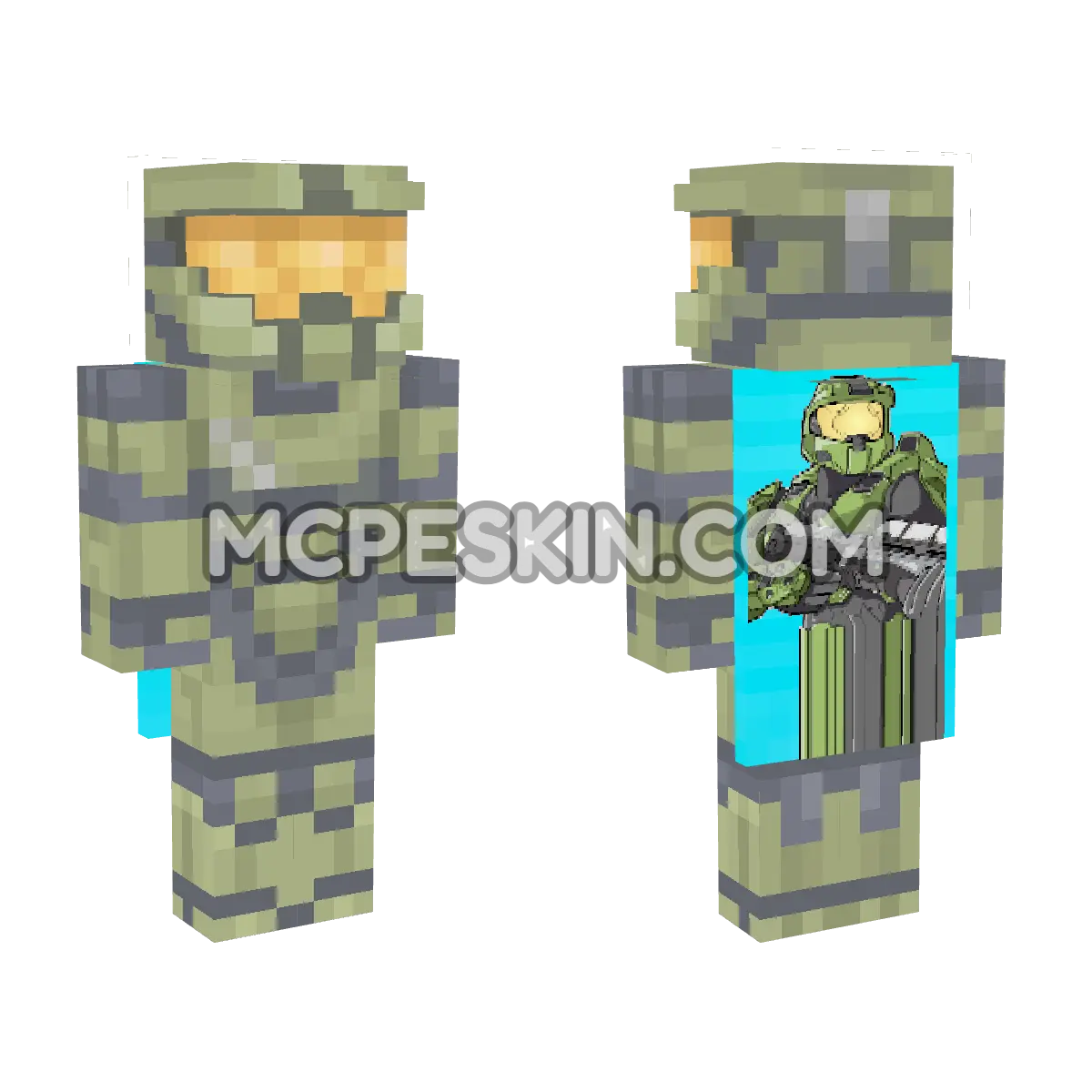 Capa HD 9 4D Minecraft Bedrock skin