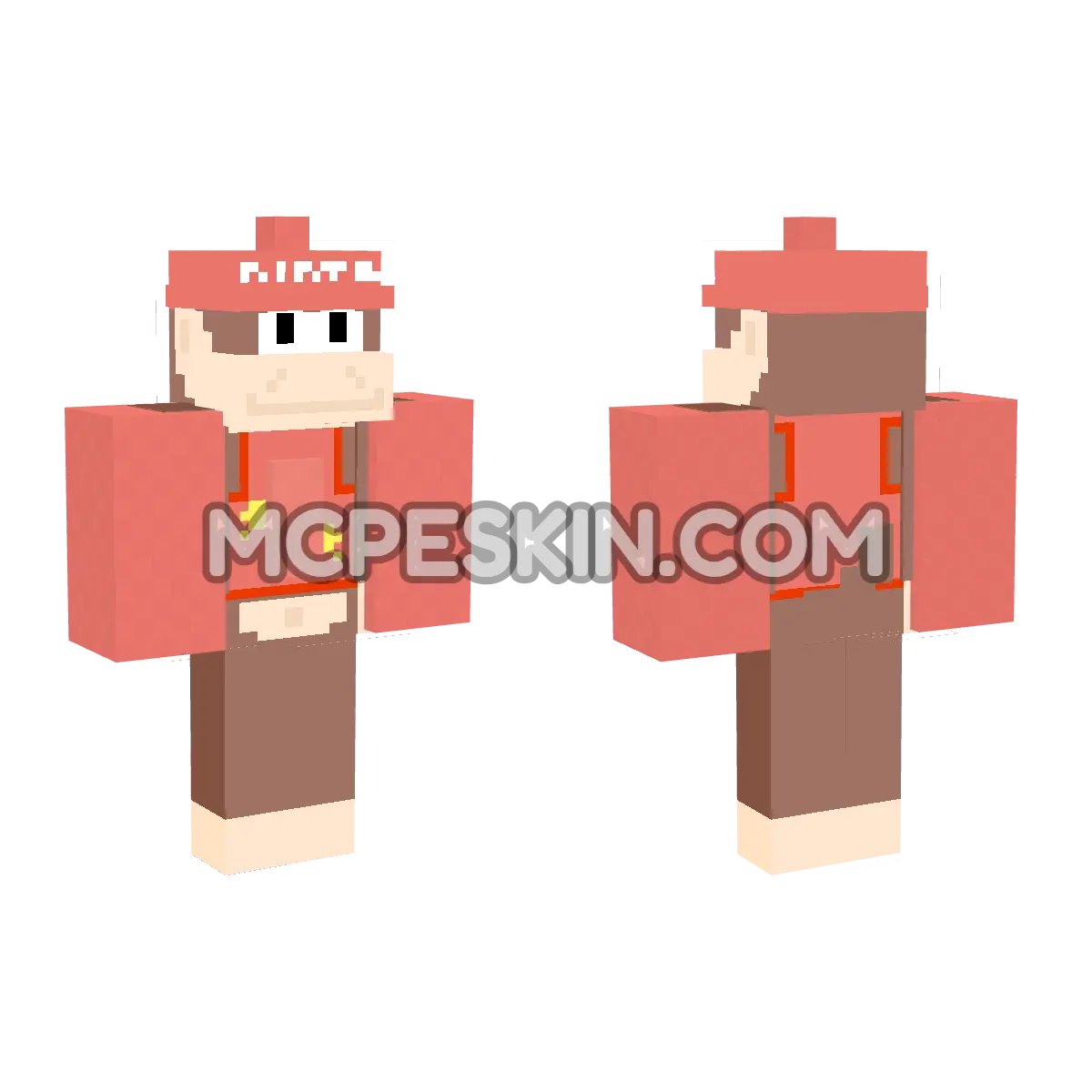 Old Donkey Kong 4D Minecraft Bedrock skin