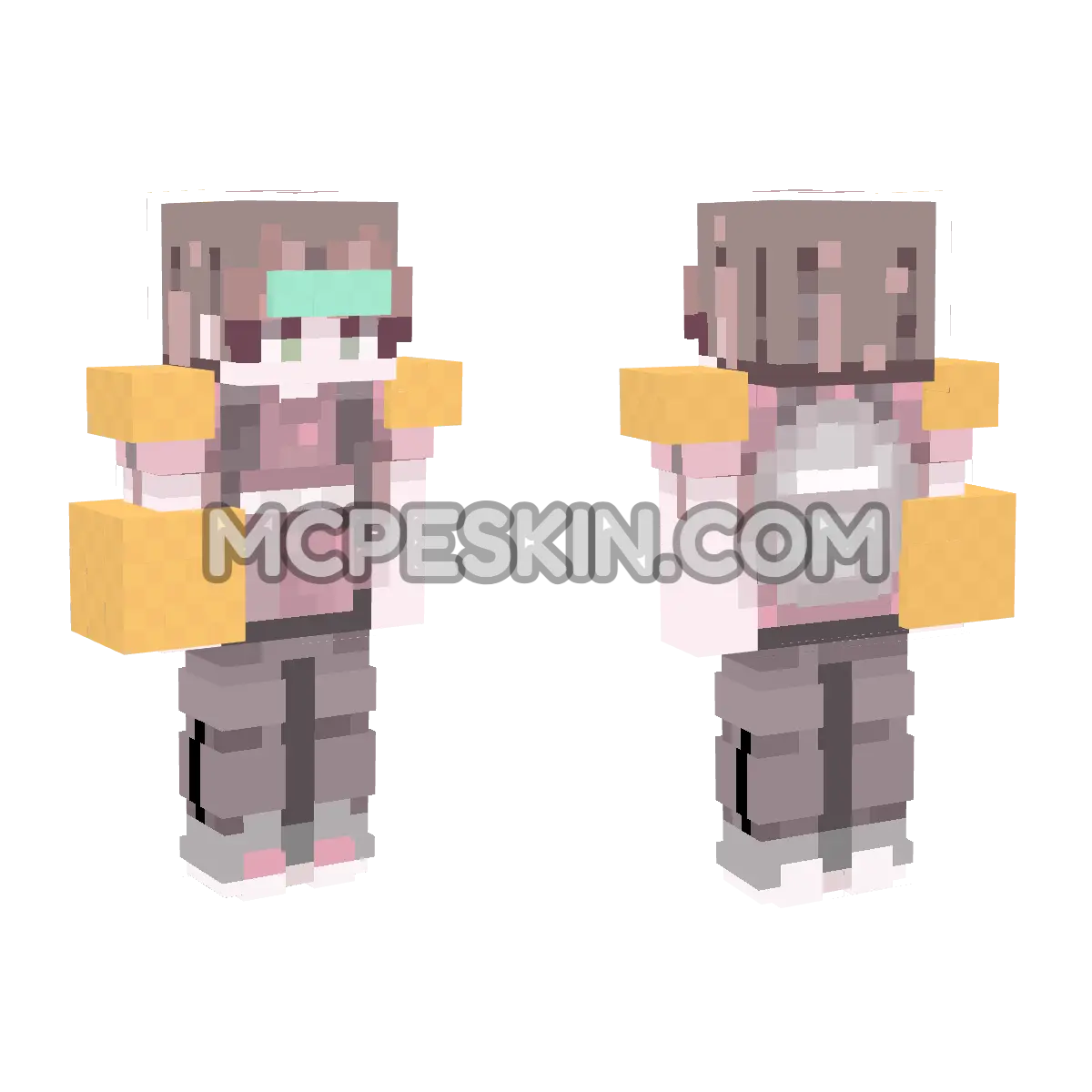 Samus 4 4D Minecraft Bedrock skin