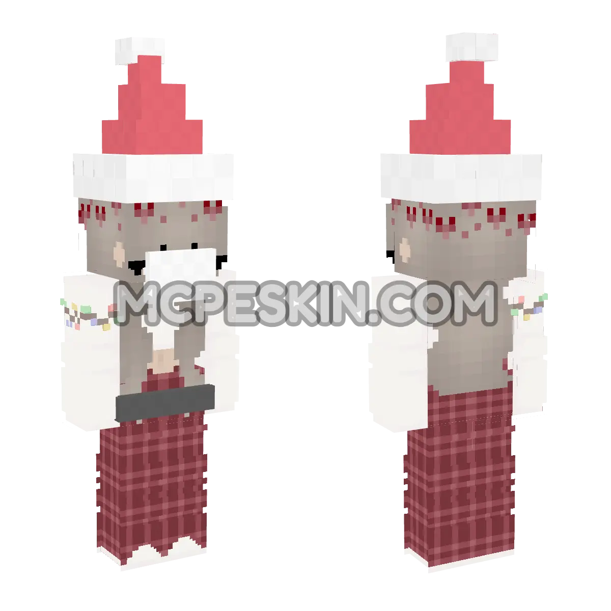 Santa 13 4D Minecraft Bedrock skin