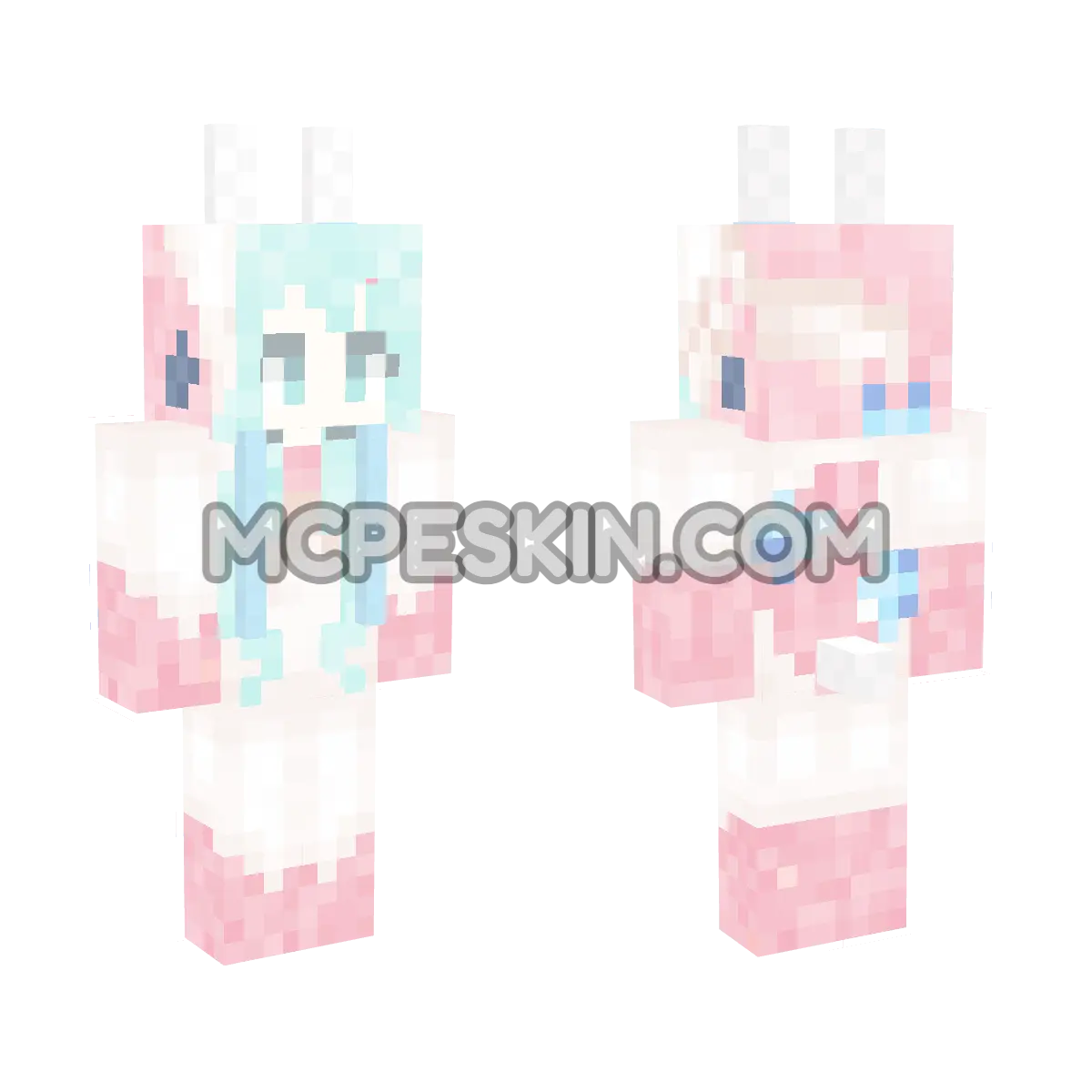 Sylveon Onesie 4D Minecraft Bedrock skin