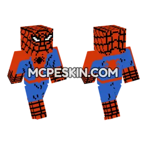 60s Spider-Man Skin Minecraft Bedrock skin