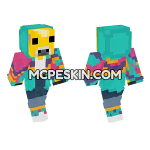 80s Moobloom Minecraft Bedrock skin