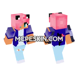 A Touch Of Pink Minecraft Bedrock skin