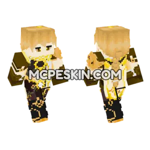 Aether Genshin Impact Minecraft Bedrock skin
