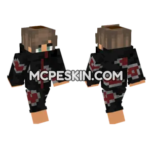 Akatsuki Jack Minecraft Bedrock skin