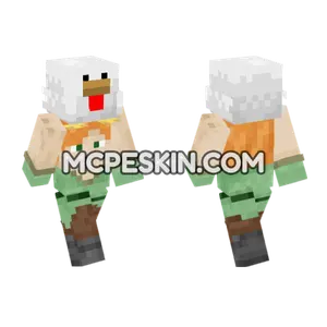 Alex Chicken Minecraft Bedrock skin