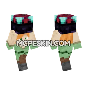 Alex Enchanting Table Minecraft Bedrock skin