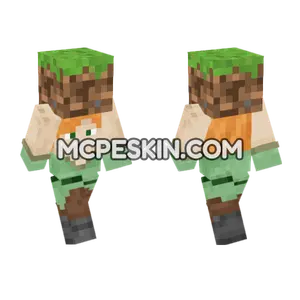 Alex Grass Minecraft Bedrock skin