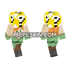 Alex Luckyblock Minecraft Bedrock skin