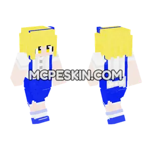 Alice Touhou Mystic Square Minecraft Bedrock skin