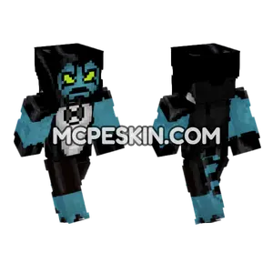 Alien X Minecraft Bedrock skin