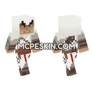 Altair Assassin Robes Minecraft Bedrock skin