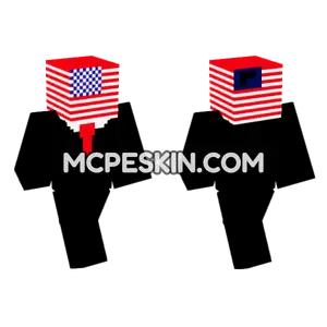 American Flag Skin Minecraft Bedrock skin