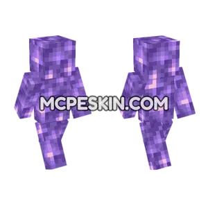 Amethyst Block Skin Minecraft Bedrock skin