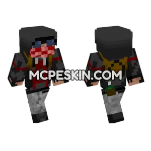 Anarchist Rioter Minecraft Bedrock skin