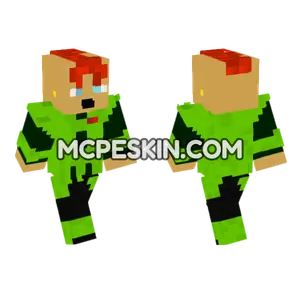 Android 16 Minecraft Bedrock skin