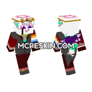 Anglofoxslice W Skin Minecraft Bedrock skin