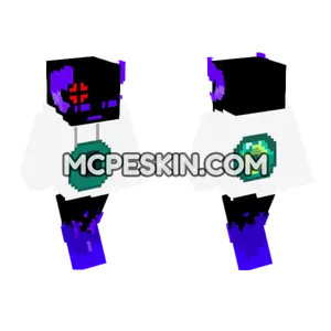 Angry Enderman Minecraft Bedrock skin
