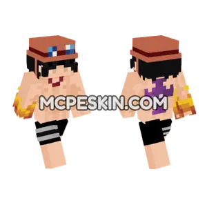Anime 23 Minecraft Bedrock skin