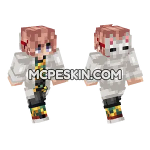 Anime 5 Minecraft Bedrock skin