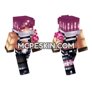 Anime 7 Minecraft Bedrock skin