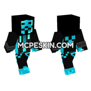 Anonymous Creeper Skin Minecraft Bedrock skin