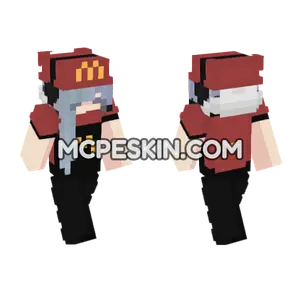 Anya McDonald's Uniform Minecraft Bedrock skin