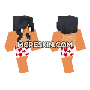 Aphmau Boxer Shorts V3 Minecraft Bedrock skin