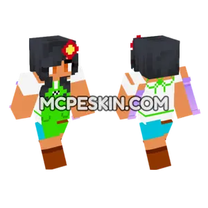 Aphmau Gardener Skin Minecraft Bedrock skin
