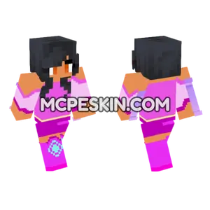Aphmau Genie Skin Minecraft Bedrock skin