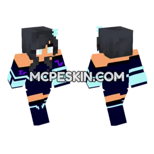 Aphmau Hacker Skin Minecraft Bedrock skin