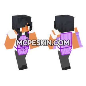 Aphmau Haunted Food Truck Minecraft Bedrock skin