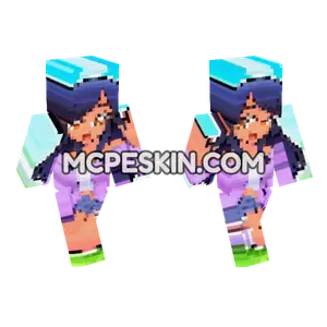 Aphmau HD Avatar Art Minecraft Bedrock skin