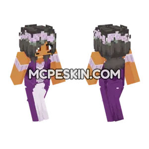 Aphmau Purple Dress Flower Crown
